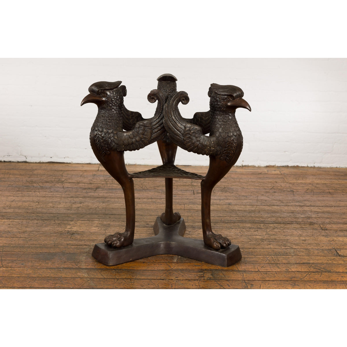 Contemporary Bronze Griffins Table Base-18. Asian & Chinese Furniture, Art, Antiques, Vintage Home Décor for sale at FEA Home