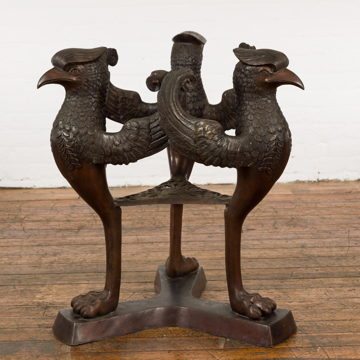 Contemporary Bronze Griffins Table Base-19. Asian & Chinese Furniture, Art, Antiques, Vintage Home Décor for sale at FEA Home
