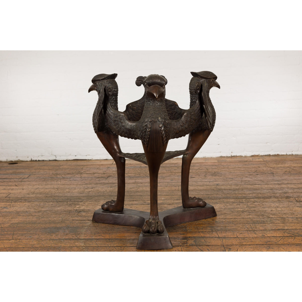 Contemporary Bronze Griffins Table Base-3. Asian & Chinese Furniture, Art, Antiques, Vintage Home Décor for sale at FEA Home