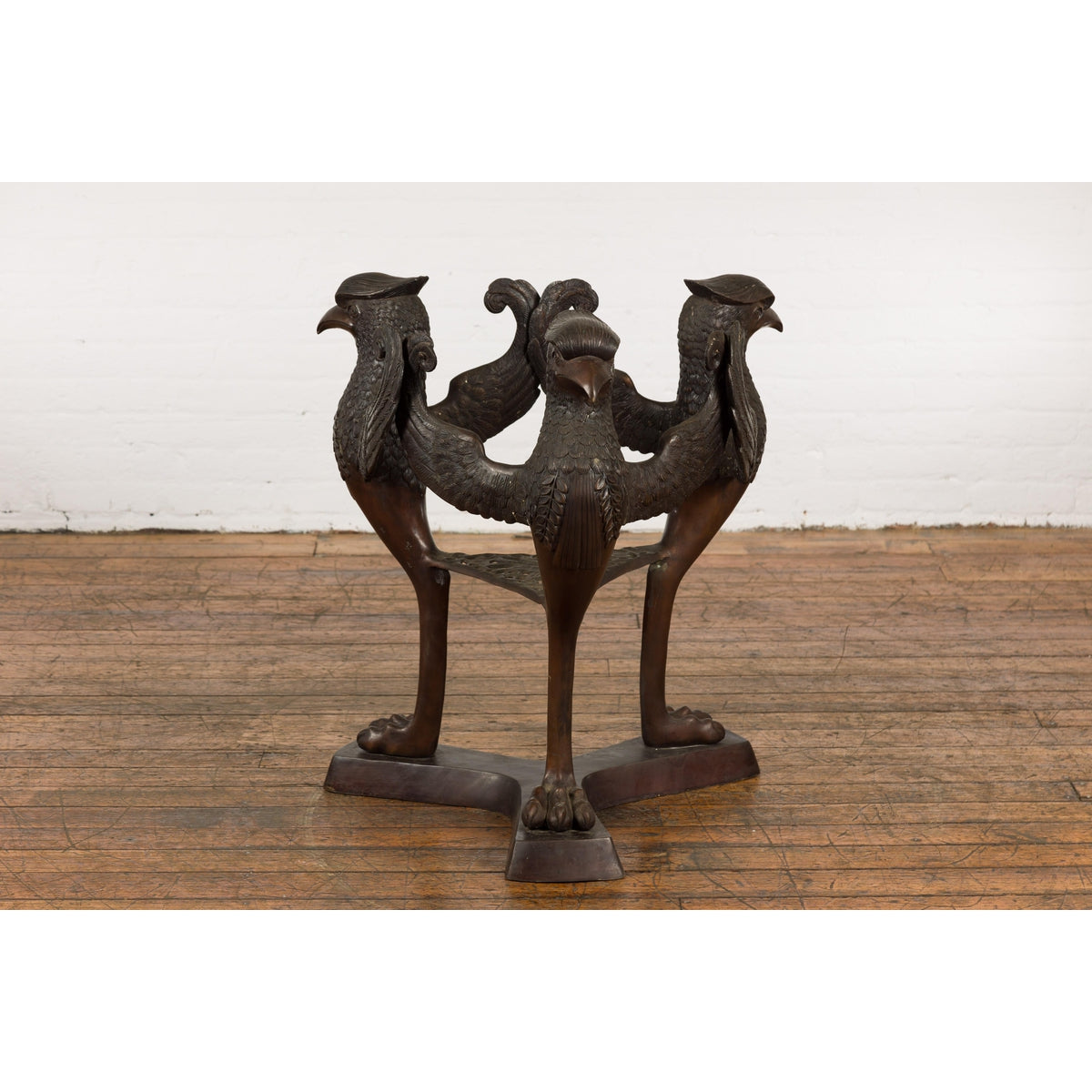 Contemporary Bronze Griffins Table Base-4. Asian & Chinese Furniture, Art, Antiques, Vintage Home Décor for sale at FEA Home