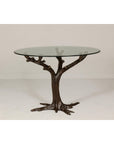 Bronze Tree Table in Brown Patina-2. Asian & Chinese Furniture, Art, Antiques, Vintage Home Décor for sale at FEA Home