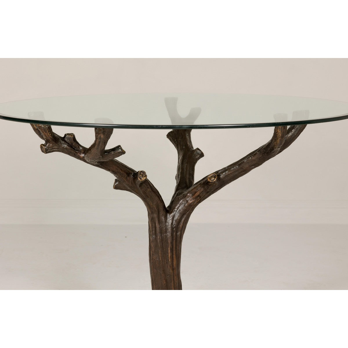 Bronze Tree Table in Brown Patina-5. Asian & Chinese Furniture, Art, Antiques, Vintage Home Décor for sale at FEA Home