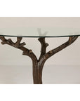 Bronze Tree Table in Brown Patina-5. Asian & Chinese Furniture, Art, Antiques, Vintage Home Décor for sale at FEA Home