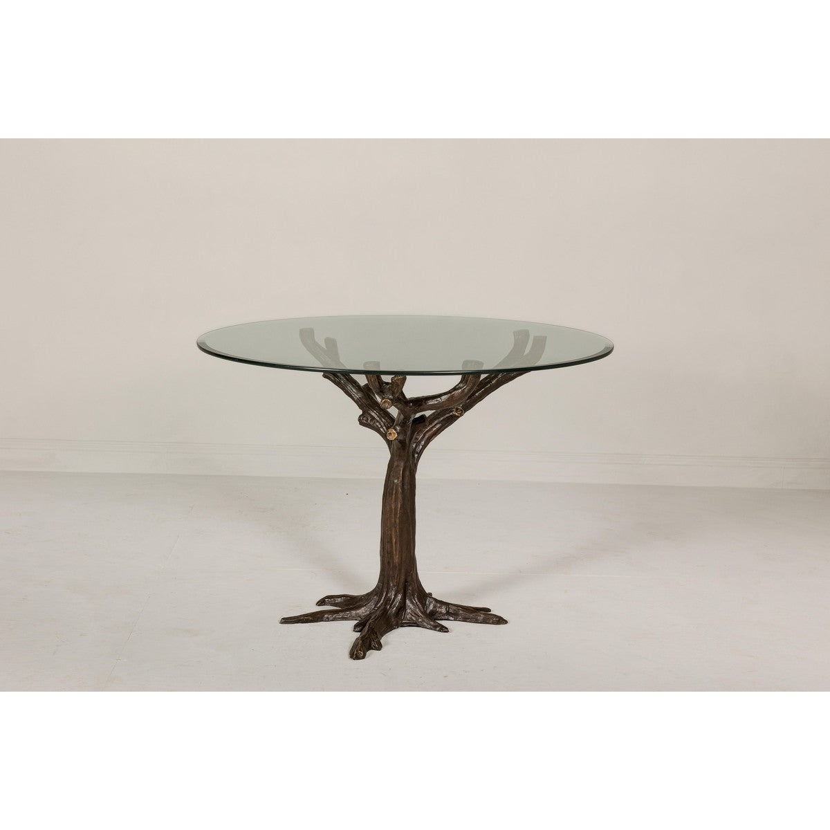 Bronze Tree Table in Brown Patina-3. Asian & Chinese Furniture, Art, Antiques, Vintage Home Décor for sale at FEA Home