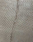 Round Brown & White Small Checkered Patterned Ceramic Vase, SKU , image 8