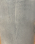 Rounded Black & White Small Checkered Patterned Ceramic Vase, SKU , image 7