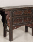 Qing dynasty cabinet, three-quarter right view
