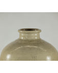 Sand-Colored Ceramic Vase with Rounded Shoulder and Tapered Base-6. Asian & Chinese Furniture, Art, Antiques, Vintage Home Décor for sale at FEA Home