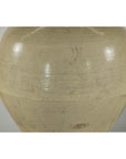 Sand-Colored Ceramic Vase with Rounded Shoulder and Tapered Base-7. Asian & Chinese Furniture, Art, Antiques, Vintage Home Décor for sale at FEA Home