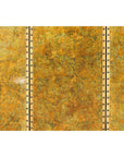 Scalloped Four-Panel Screen in Distressed Gold Leaf with Nailhead Trim-14. Asian & Chinese Furniture, Art, Antiques, Vintage Home Décor for sale at FEA Home