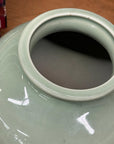 Seafoam Green Ceramic Vase with Rounded Silhouette, SKU , image 4