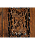 Set of Four Antique Architectural Panels with Carved Lattice and Figures-10. Asian & Chinese Furniture, Art, Antiques, Vintage Home Décor for sale at FEA Home