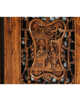 Set of Four Antique Architectural Panels with Carved Lattice and Figures-11. Asian & Chinese Furniture, Art, Antiques, Vintage Home Décor for sale at FEA Home