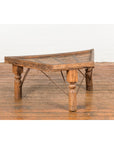19th Century Indian Bullock Cart Made into a Coffee Table with Iron Details-10. Asian & Chinese Furniture, Art, Antiques, Vintage Home Décor for sale at FEA Home