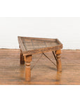 19th Century Indian Bullock Cart Made into a Coffee Table with Iron Details-11. Asian & Chinese Furniture, Art, Antiques, Vintage Home Décor for sale at FEA Home