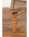 19th Century Indian Bullock Cart Made into a Coffee Table with Iron Details-12. Asian & Chinese Furniture, Art, Antiques, Vintage Home Décor for sale at FEA Home