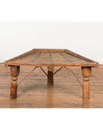 19th Century Indian Bullock Cart Made into a Coffee Table with Iron Details-14. Asian & Chinese Furniture, Art, Antiques, Vintage Home Décor for sale at FEA Home