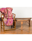 19th Century Indian Bullock Cart Made into a Coffee Table with Iron Details-3. Asian & Chinese Furniture, Art, Antiques, Vintage Home Décor for sale at FEA Home