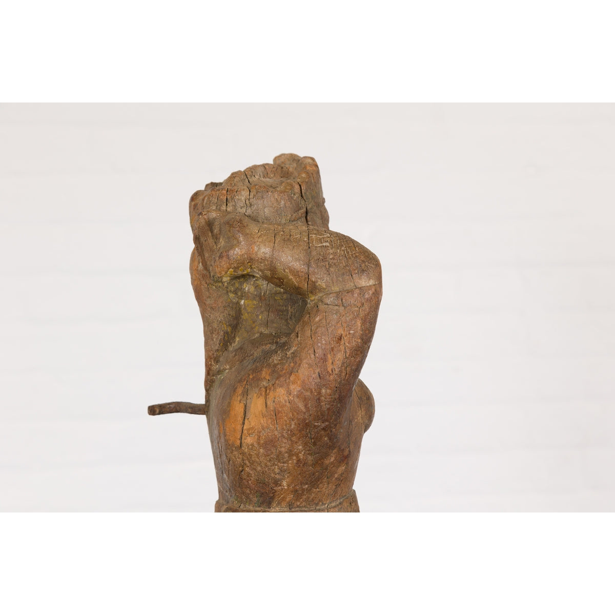 Wooden Temple Sculpture of a Woman-10. Asian & Chinese Furniture, Art, Antiques, Vintage Home Décor for sale at FEA Home
