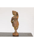 Wooden Temple Sculpture of a Woman-12. Asian & Chinese Furniture, Art, Antiques, Vintage Home Décor for sale at FEA Home