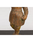 Wooden Temple Sculpture of a Woman-6. Asian & Chinese Furniture, Art, Antiques, Vintage Home Décor for sale at FEA Home