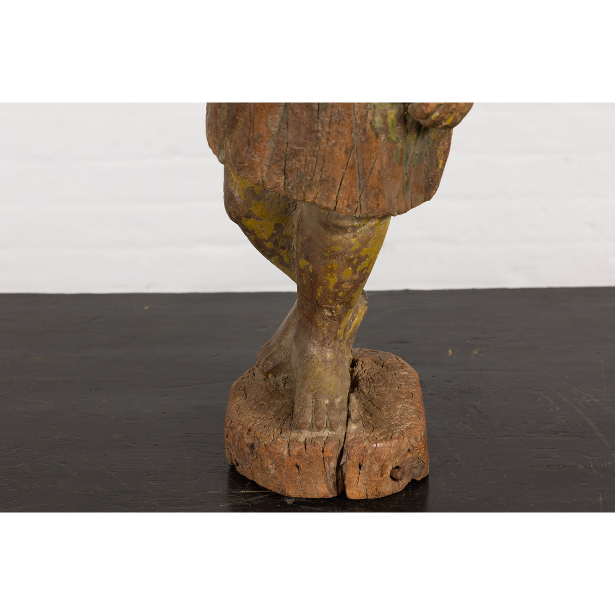 Wooden Temple Sculpture of a Woman-7. Asian & Chinese Furniture, Art, Antiques, Vintage Home Décor for sale at FEA Home