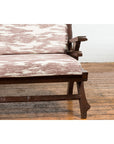 Antique Natural Edge Settee with Custom Upholstery and Rustic Character-11. Asian & Chinese Furniture, Art, Antiques, Vintage Home Décor for sale at FEA Home