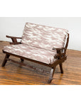 Antique Natural Edge Settee with Custom Upholstery and Rustic Character-18. Asian & Chinese Furniture, Art, Antiques, Vintage Home Décor for sale at FEA Home