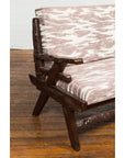 Antique Natural Edge Settee with Custom Upholstery and Rustic Character-6. Asian & Chinese Furniture, Art, Antiques, Vintage Home Décor for sale at FEA Home