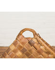 Antique Rustic Hand Woven Karagumoy Filipino Two Toned Grain Basket-6. Asian & Chinese Furniture, Art, Antiques, Vintage Home Décor for sale at FEA Home