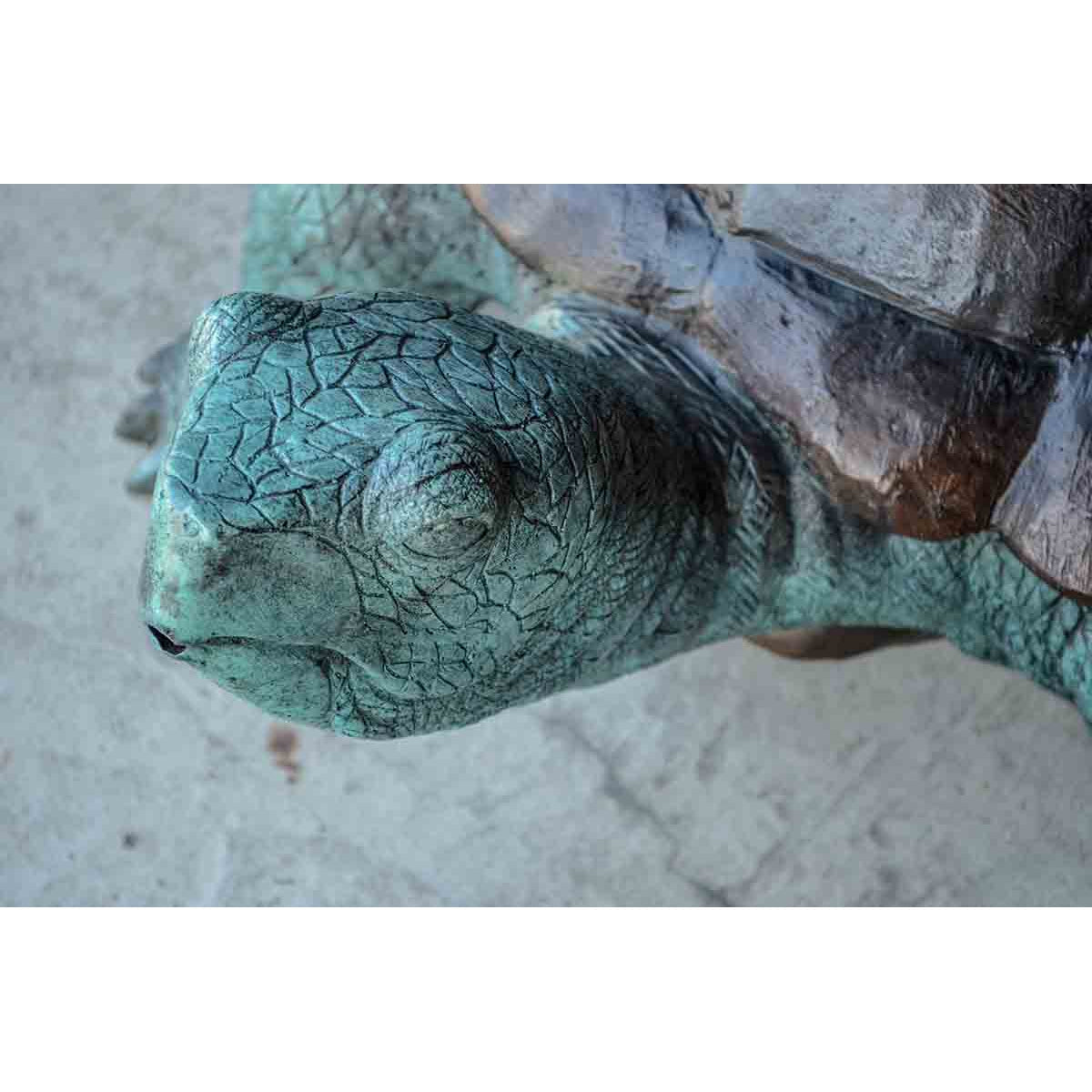 Bronze Fountain Garden Turtle Sculpture-13. Asian & Chinese Furniture, Art, Antiques, Vintage Home Décor for sale at FEA Home