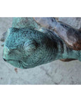 Bronze Fountain Garden Turtle Sculpture-13. Asian & Chinese Furniture, Art, Antiques, Vintage Home Décor for sale at FEA Home