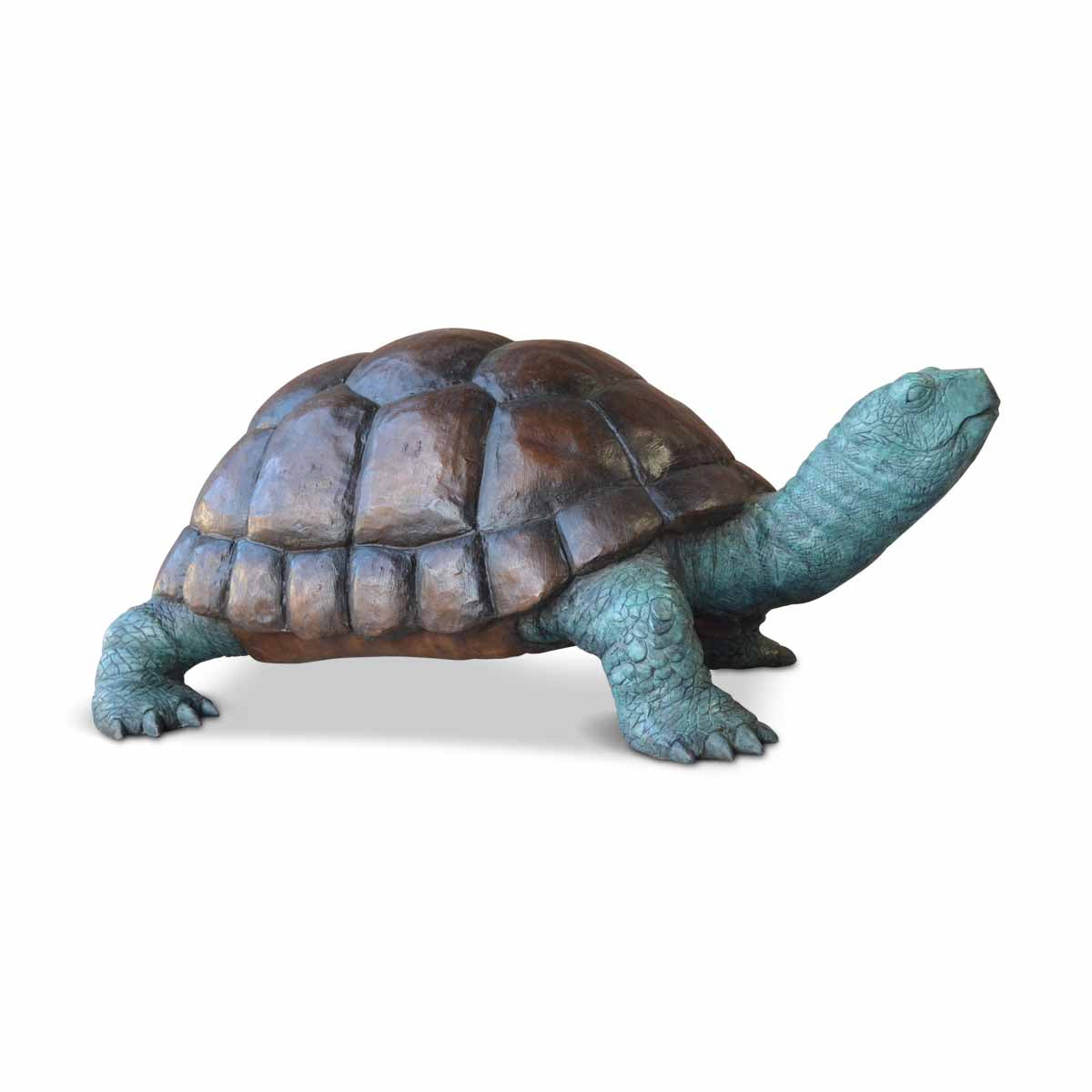 Bronze Fountain Garden Turtle Sculpture-14. Asian & Chinese Furniture, Art, Antiques, Vintage Home Décor for sale at FEA Home