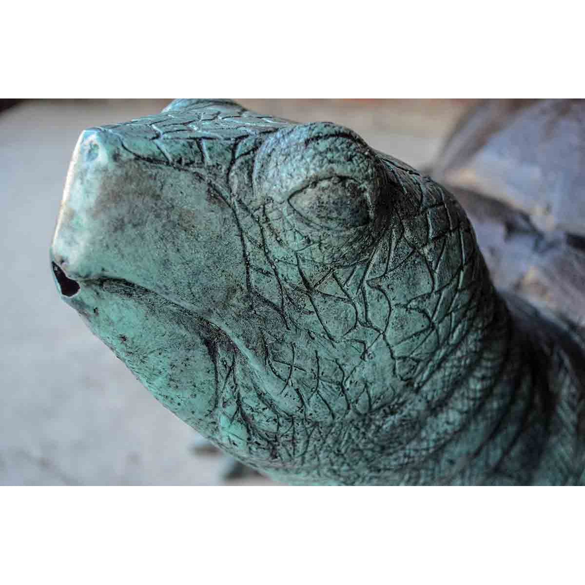 Bronze Fountain Garden Turtle Sculpture-5. Asian & Chinese Furniture, Art, Antiques, Vintage Home Décor for sale at FEA Home