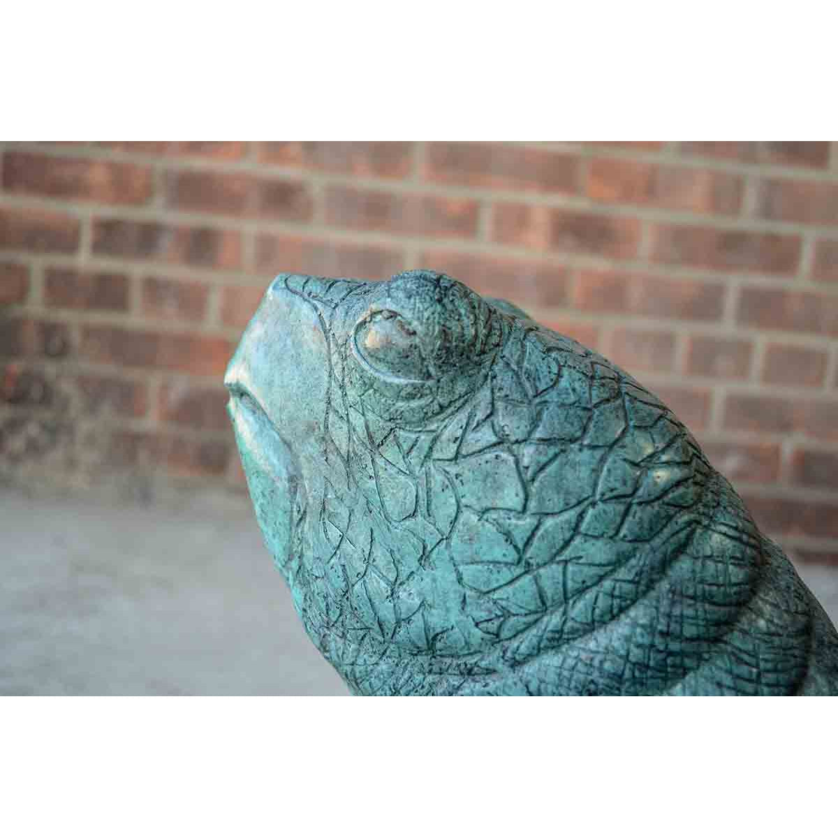 Bronze Fountain Garden Turtle Sculpture-9. Asian & Chinese Furniture, Art, Antiques, Vintage Home Décor for sale at FEA Home