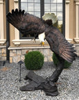 Flying Freedom Bronze Eagle Statue-1. Asian & Chinese Furniture, Art, Antiques, Vintage Home Décor for sale at FEA Home