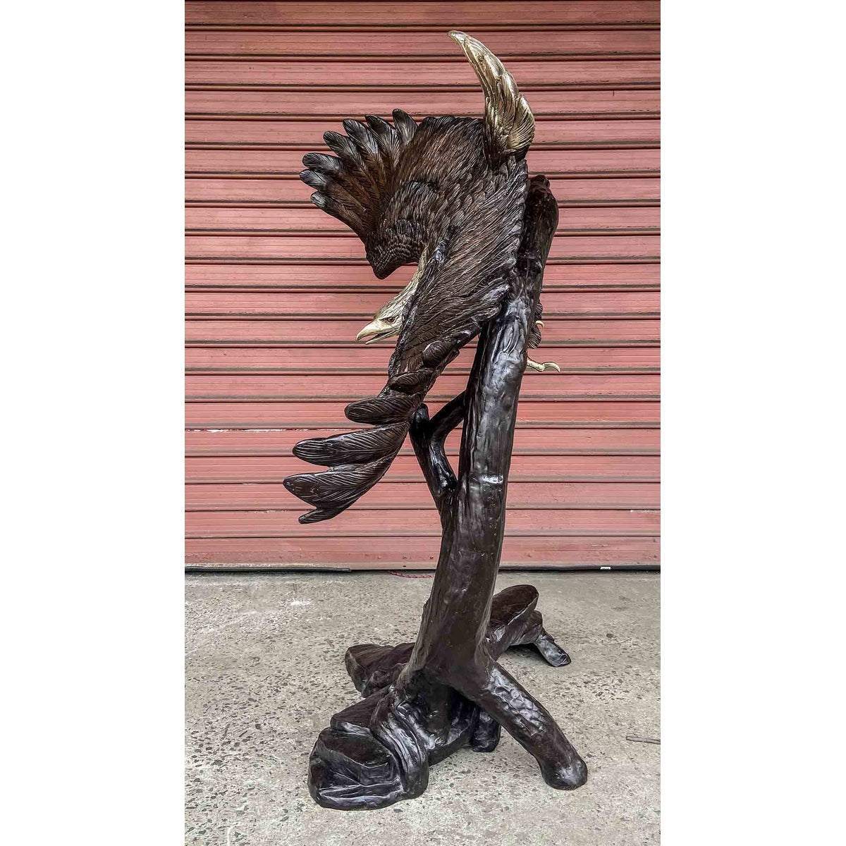 Flying Freedom Bronze Eagle Statue-9. Asian & Chinese Furniture, Art, Antiques, Vintage Home Décor for sale at FEA Home
