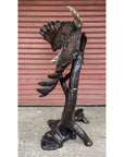 Flying Freedom Bronze Eagle Statue-9. Asian & Chinese Furniture, Art, Antiques, Vintage Home Décor for sale at FEA Home