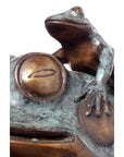 Bronze Reading Animal Sculpture, "Frog Prince"-10. Asian & Chinese Furniture, Art, Antiques, Vintage Home Décor for sale at FEA Home
