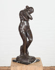 Bronze Tabletop Sculpture Inspired by Auguste Rodin's Eve-2. Asian & Chinese Furniture, Art, Antiques, Vintage Home Décor for sale at FEA Home