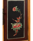 Chinese Late Qing Dynasty Side Cabinet with Hand Painted Flower and Bird Décor-14. Asian & Chinese Furniture, Art, Antiques, Vintage Home Décor for sale at FEA Home