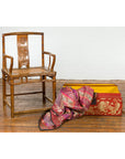 Chinese Red Lacquered Blanket Chest with Gilt Motifs and Guardian Lions-4. Asian & Chinese Furniture, Art, Antiques, Vintage Home Décor for sale at FEA Home