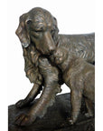 Dog and Cat Bronze Garden Statue, "Opposites Attract"-10. Asian & Chinese Furniture, Art, Antiques, Vintage Home Décor for sale at FEA Home