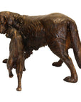 Dog and Cat Bronze Garden Statue, "Opposites Attract"-5. Asian & Chinese Furniture, Art, Antiques, Vintage Home Décor for sale at FEA Home