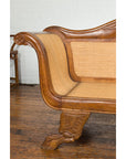 Dutch Colonial Javanese Teak Settee w/ Inset Woven Rattan, SKU , image 13