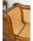 Dutch Colonial Javanese Teak Settee w/ Inset Woven Rattan, SKU , image 15