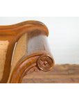 Dutch Colonial Javanese Teak Settee w/ Inset Woven Rattan, SKU , image 17