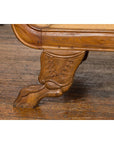 Dutch Colonial Javanese Teak Settee w/ Inset Woven Rattan, SKU , image 20