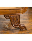 Dutch Colonial Javanese Teak Settee w/ Inset Woven Rattan, SKU , image 21