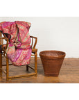 Hand Woven Rattan and Bamboo Thai 19th Century Grain Basket with Tapering Lines-3. Asian & Chinese Furniture, Art, Antiques, Vintage Home Décor for sale at FEA Home